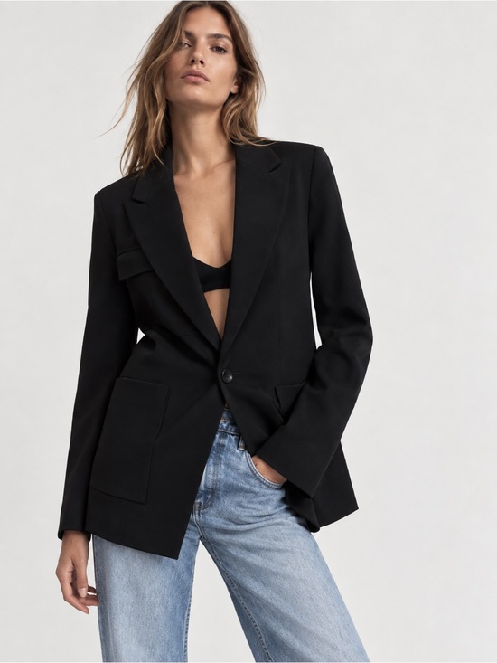 Primark Jackets & Blazers - Primark Navy Blye Blazer Relaxed Modern Fit